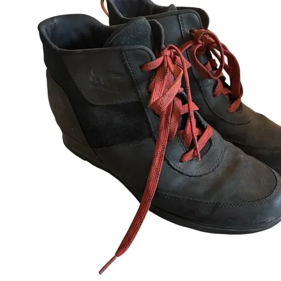 Women’s Sorel Evie Sport Lace Boot Black - Picture 5 of 9